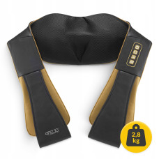 Массажная подушка 4FIZJO Shiatsu Pro+ для шеи и спины Black/Gold